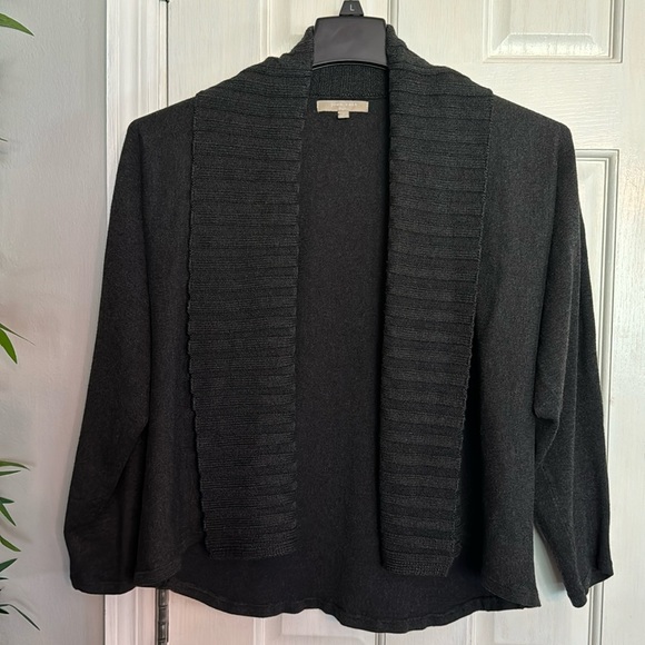 Joan vass gray open cardigan L - Picture 1 of 9